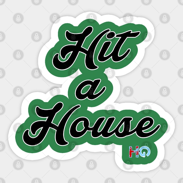 Hit a House: Hipster Golf Sticker by Kitta’s Shop